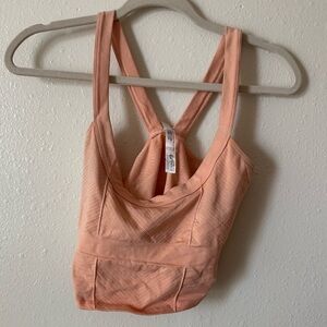 FP Movement by Free People Peach Crop Top
